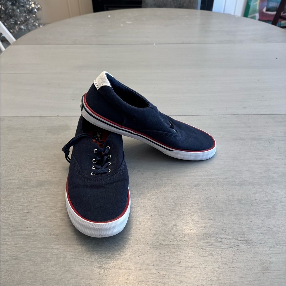 Sperry Blue and White Sneakers for Casual Comfort